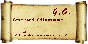 Gotthard Odisszeusz névjegykártya